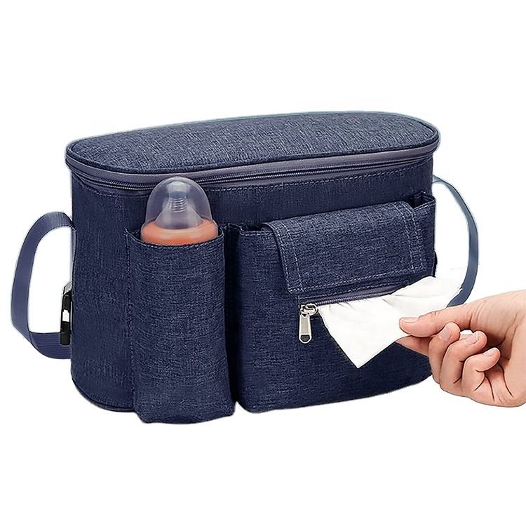 미끄럼 방지 아기 기저귀 액세서리 쉬운 설치 유모차 가방 