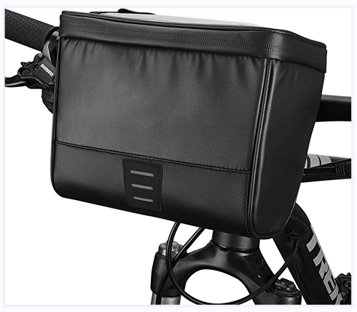 전거 핸들 투명한 셀룰라 전화 주머니자전거 정면 부대