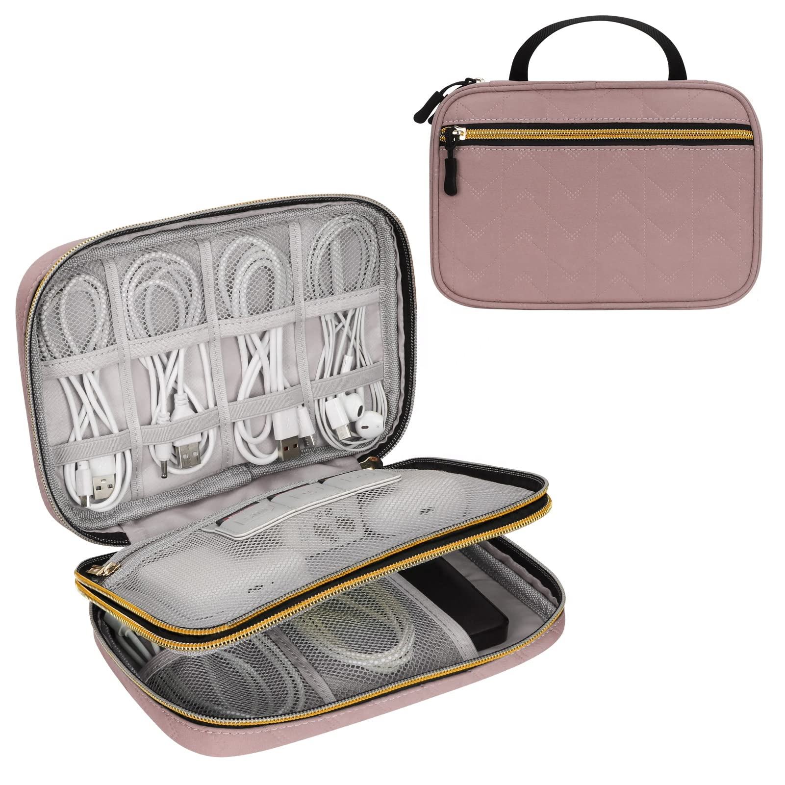 휴대용 전자 액세서리  여행 캐리 케이블  파우치 보관 가방 