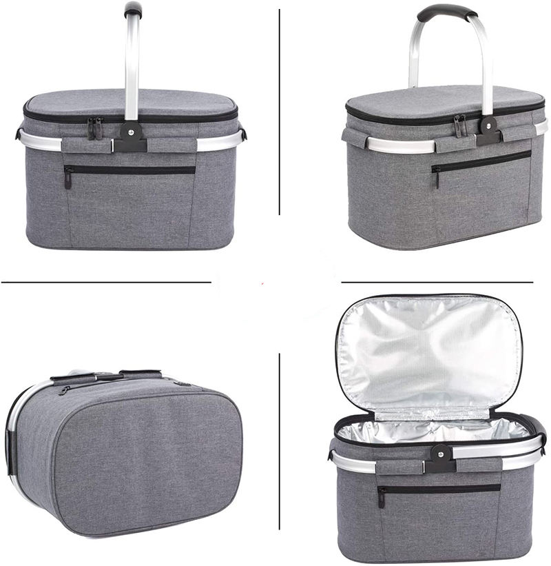 접이식 누수 방지 단열 캠핑 비치 쿨러 바구니 단열 피크닉