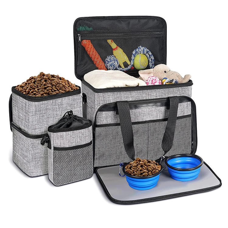 고급 다기능 애완 동물 액세서리 보관 토트 백