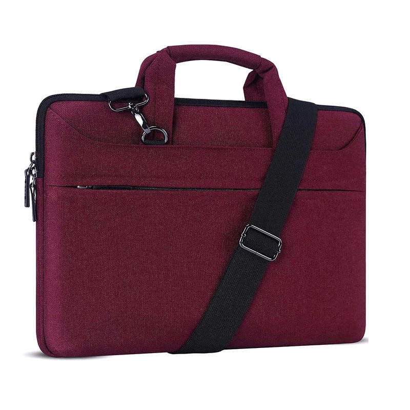 조정가능한 어깨끈을 가진 휴대용 방수  메신저 부대 노트북 