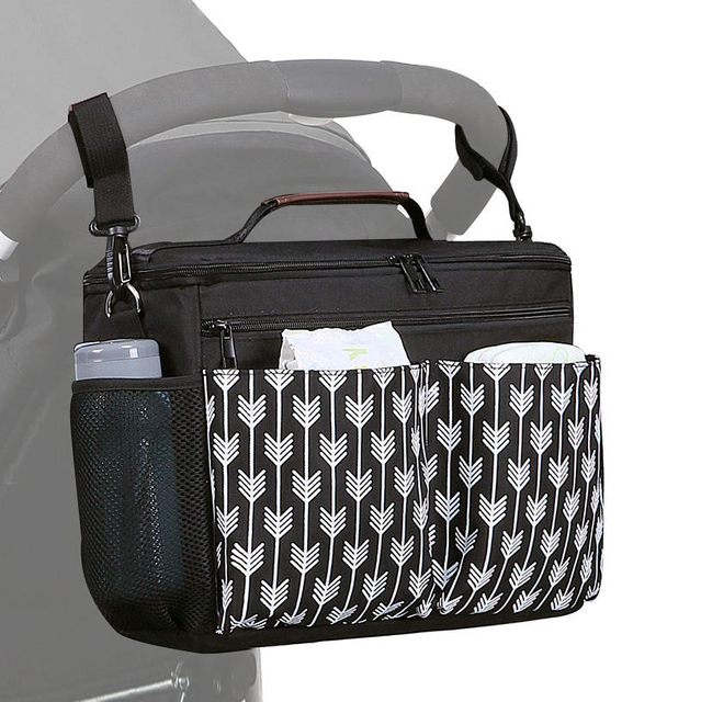 럭셔리 대용량 유모차  기저귀 다목적 엄마 슬링 백 