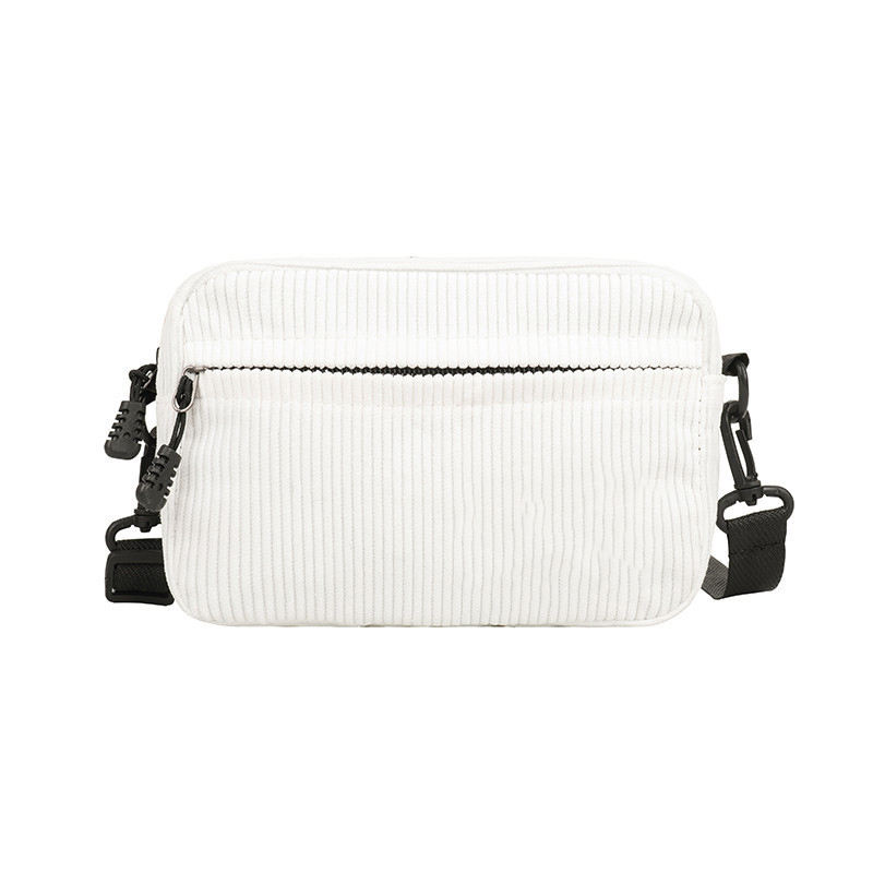 여성용 크로스 바디 숄더 미니 코듀로이 백 