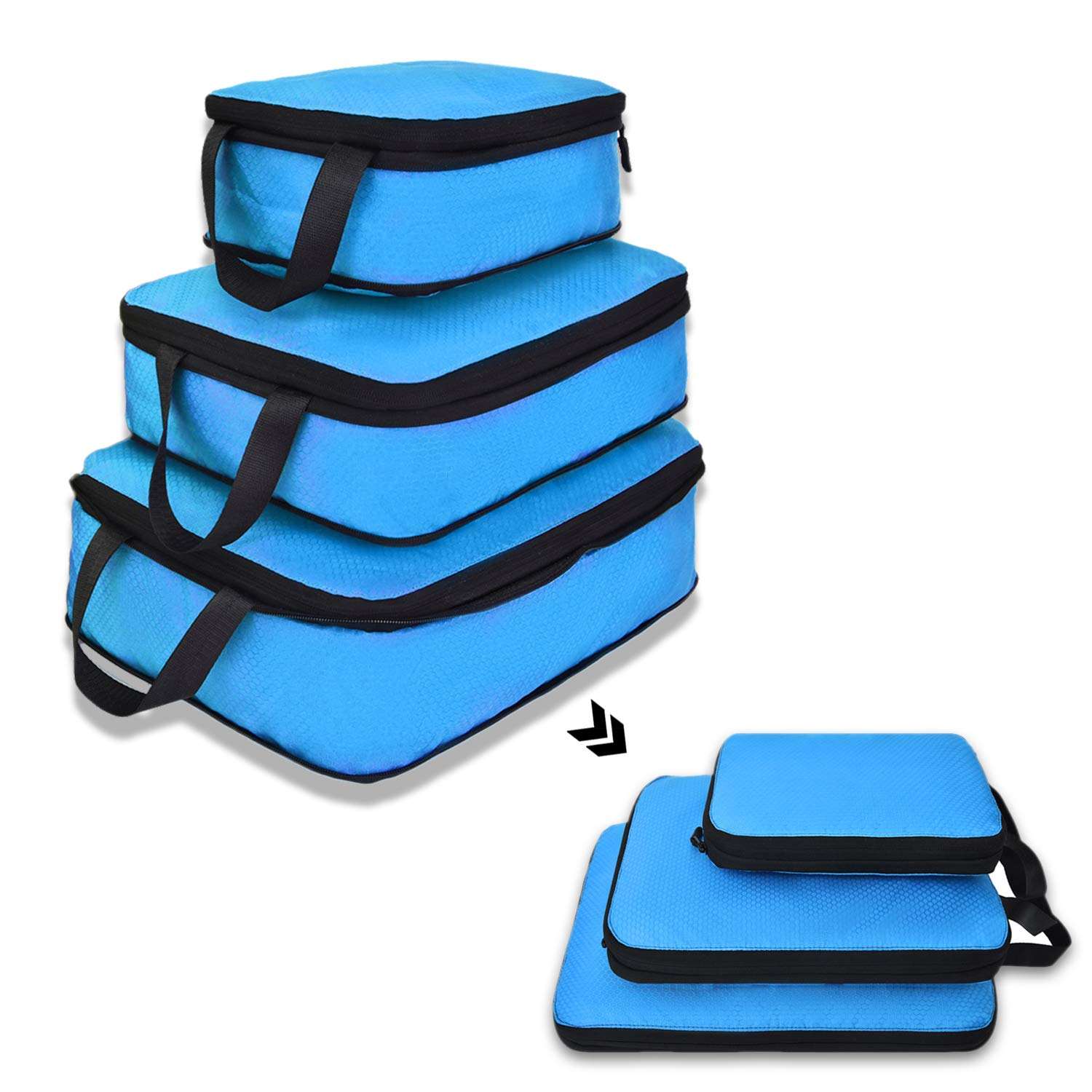 맞춤 로고 압축 포장 큐브 세트 다양한 크기