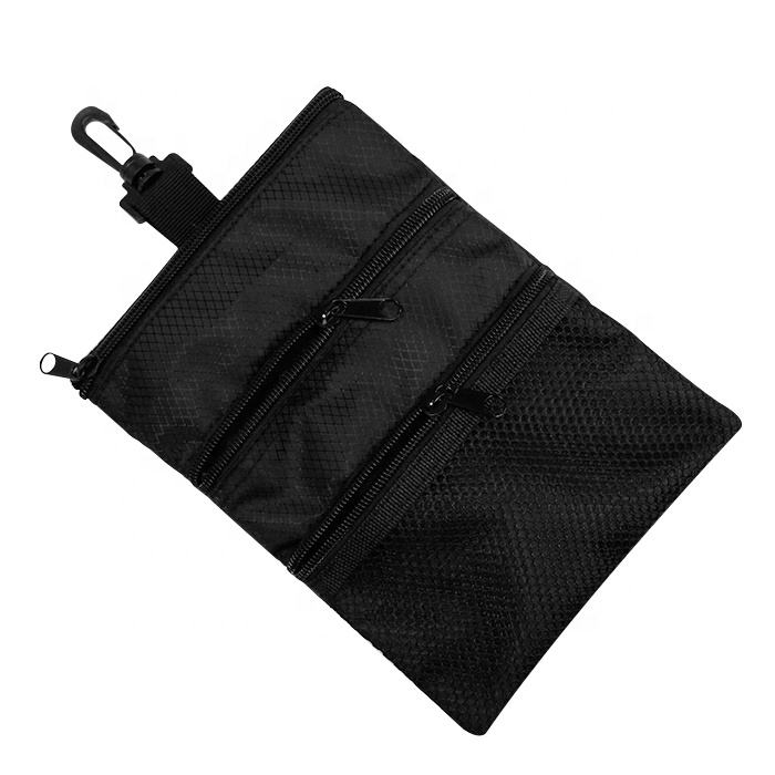  골퍼 클립 지퍼 골프  튼튼한 공 티 핸드백 