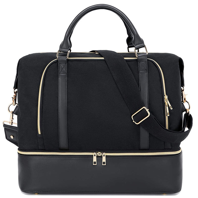 신발 수납공간이 있는 맞춤 대형  여성 여행용 위켄더 듀펠백