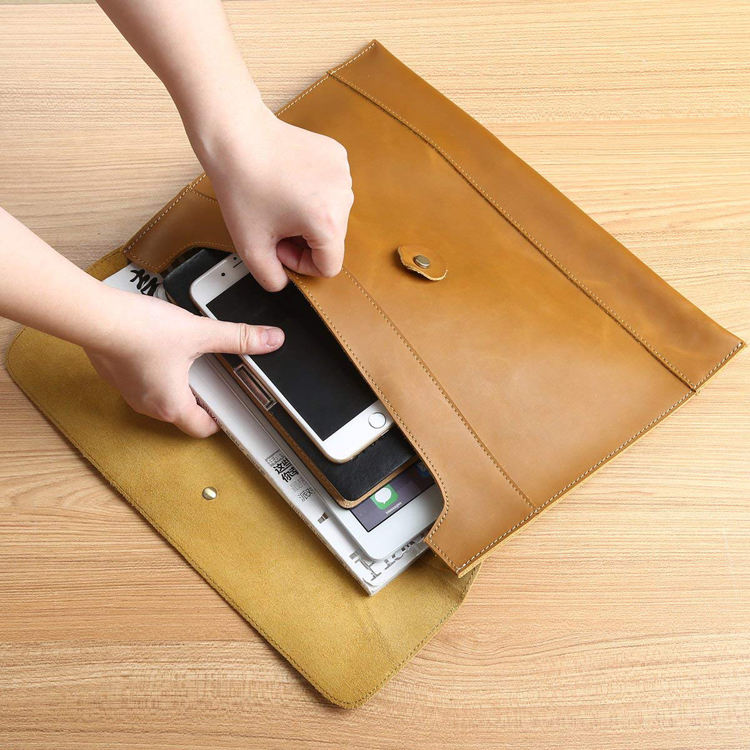 가죽 봉투 폴더 케이스 포트폴리오 망 슬리브 파일 홀더 자동차 문서 정리 가방