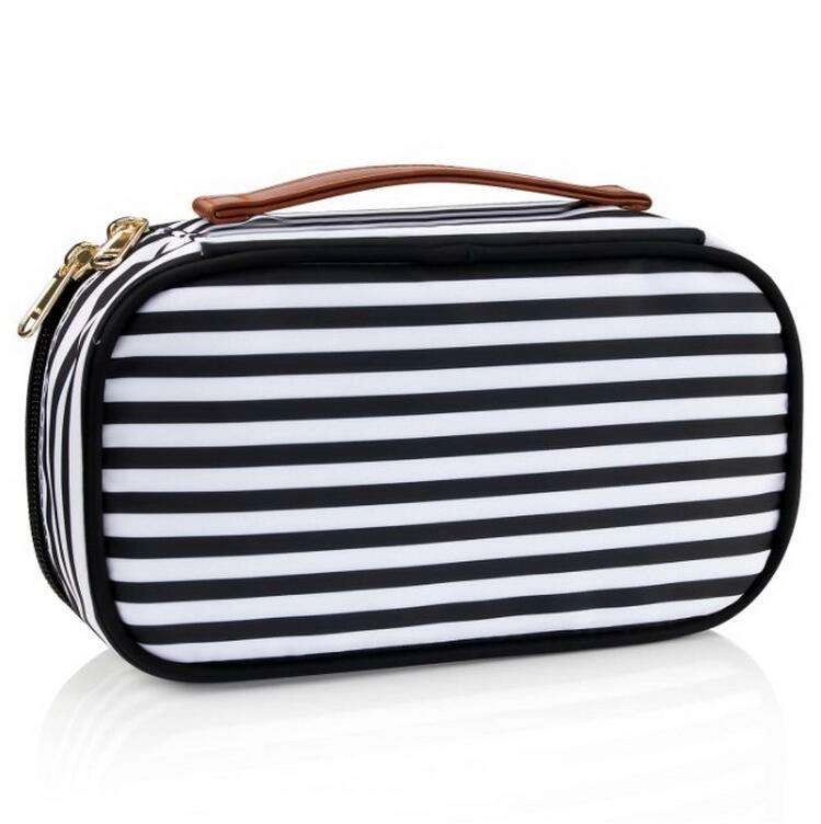 휴대용 여성 화장품 주최자 세면 용품 메이크업 가방