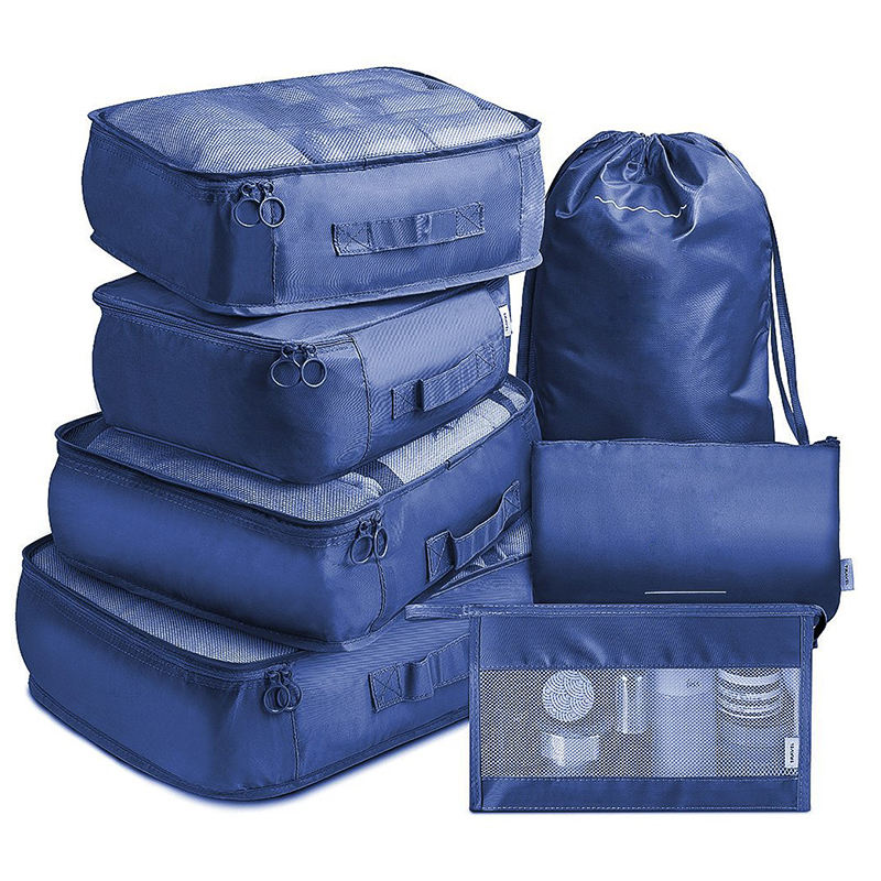 여행  경량  방수 포장 큐브 7pcs 세트 