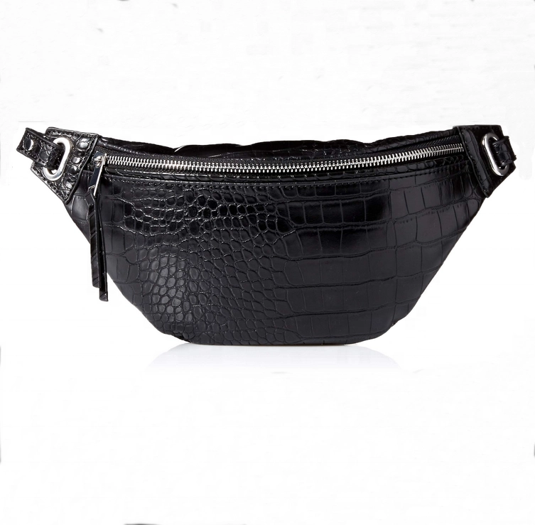 세련된 패션 걸스 PU 가죽 방수 패니 팩