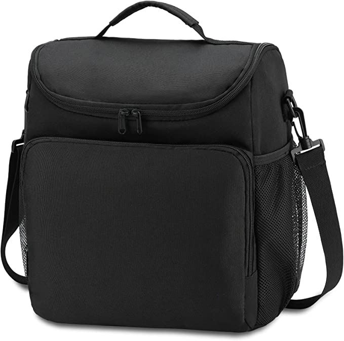 조정 스트랩  대용량 방수 휴대용 피크닉 슬링 절연 점심 쿨러 토트 백