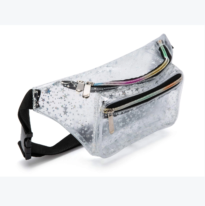 레이브, 축제, 여행, 파티를 위한 조절 가능한 벨트가 있는 귀여운 허리 팩