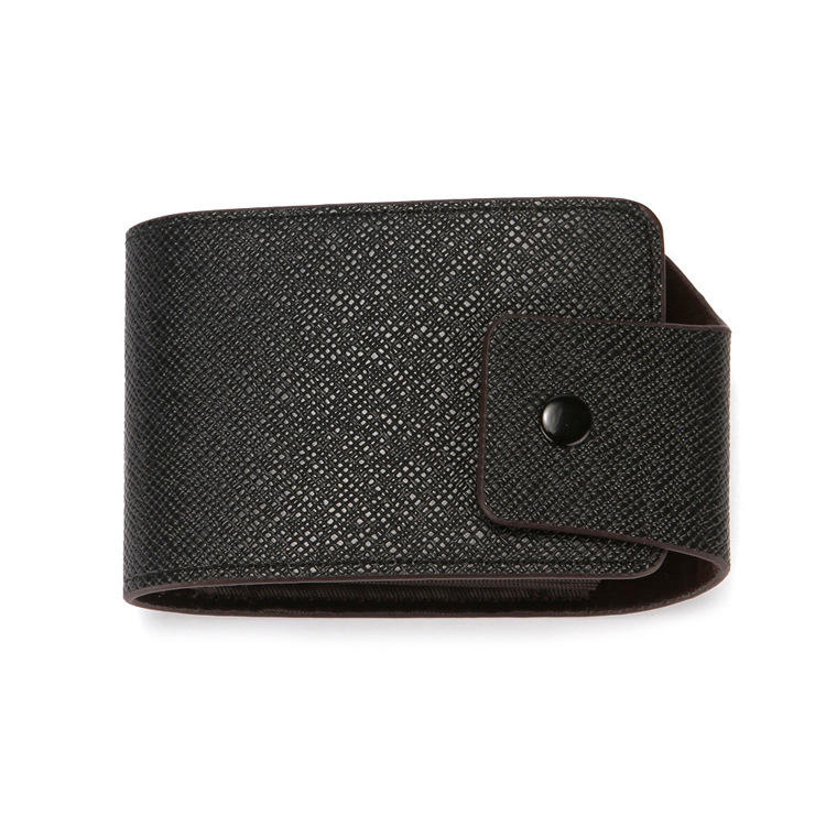 도매 여행 지갑 문서 카드  홀더 가죽  남자 블랙 지갑 가