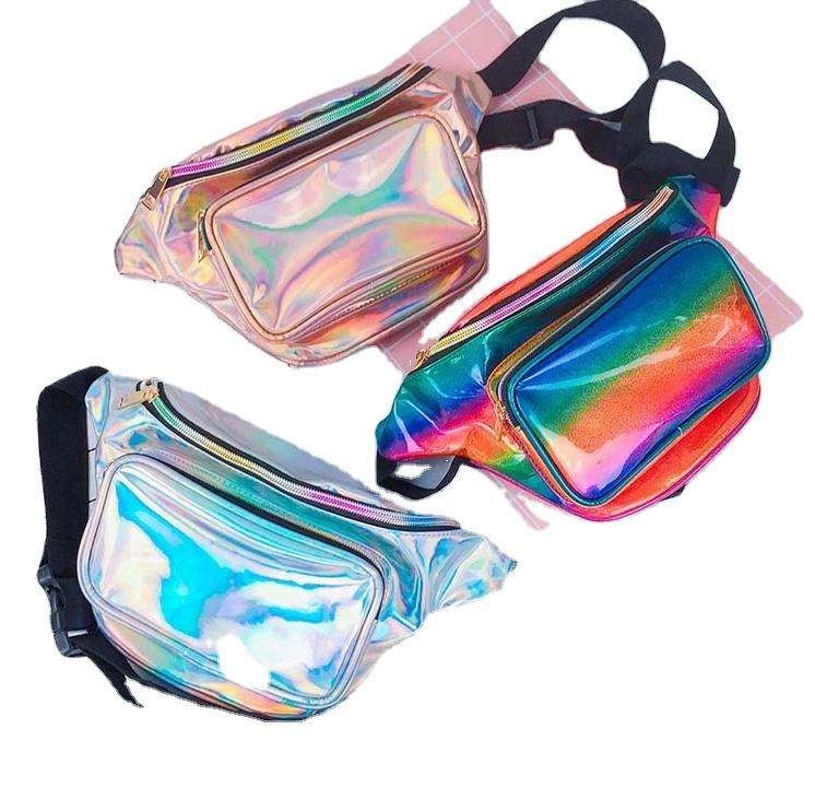 PVC 투명한 방수 레이저 허리 부대 패니 팩 