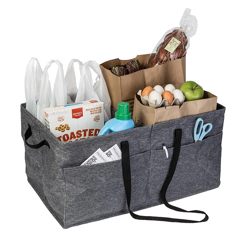 손잡이가 있는 대형 접을 수 있는 홈 스토리지 가방