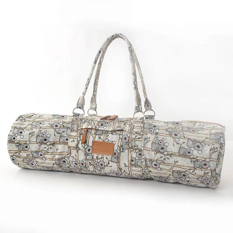 새로운 핫 세일 피트니스  방수 체육관  캔버스 요가 매트 가방 