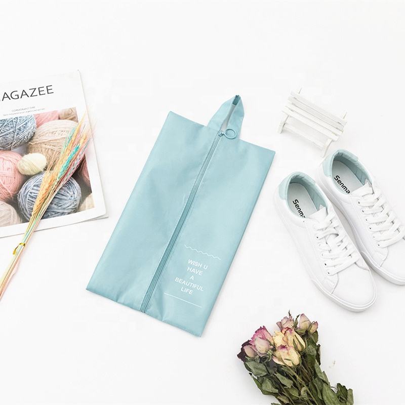 새로운 패션 휴대용 공간 절약 여행 신발 가방 