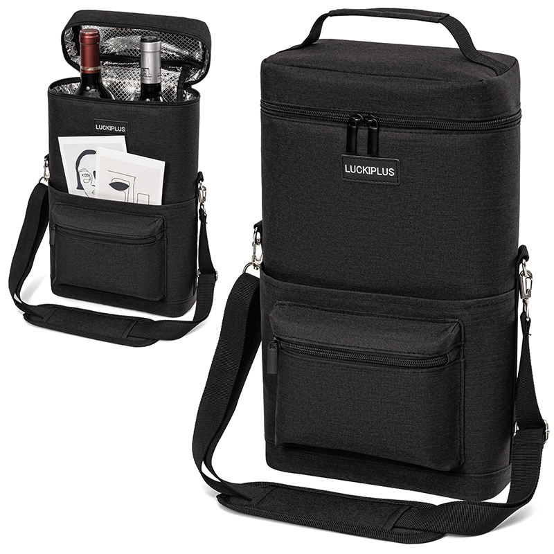 2 병 열 샴페인 와인  피크닉 파티 휴대용 가방 쿨러 