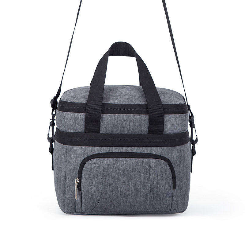 더블 데크 PEVA 핫 실드  점심  피크닉 절연 쿨러 백