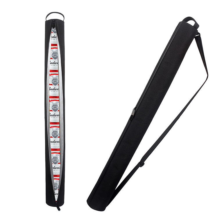 튼튼한 600D 폴리에스터 슬림 캔  휴대용 골프 맥주 쿨러