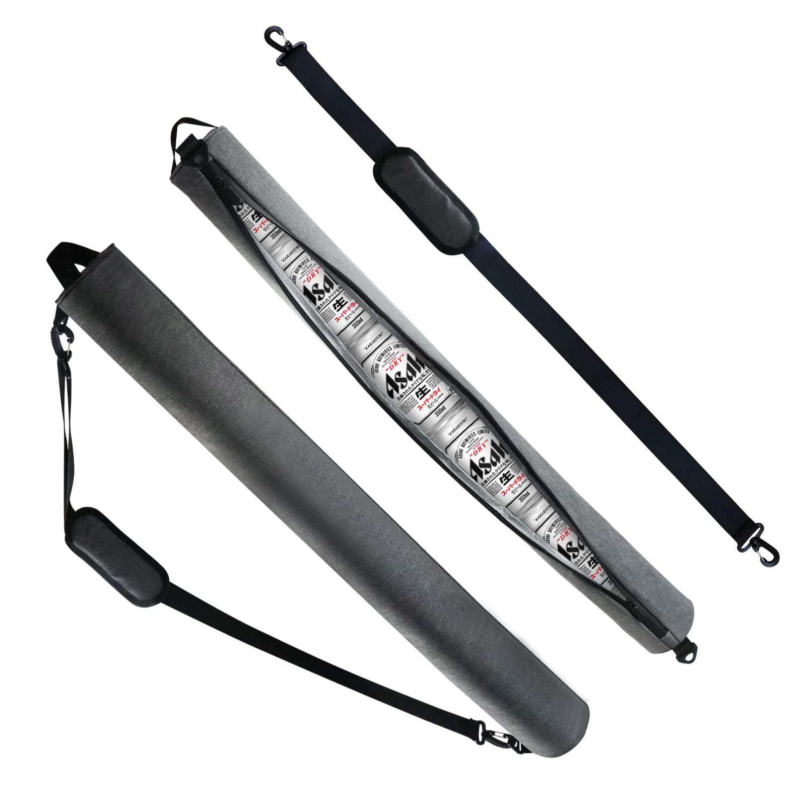  골프 맥주 슬리브 6 7 8 캔 어깨 끈이있는 쿨러 튜브 가방 절연