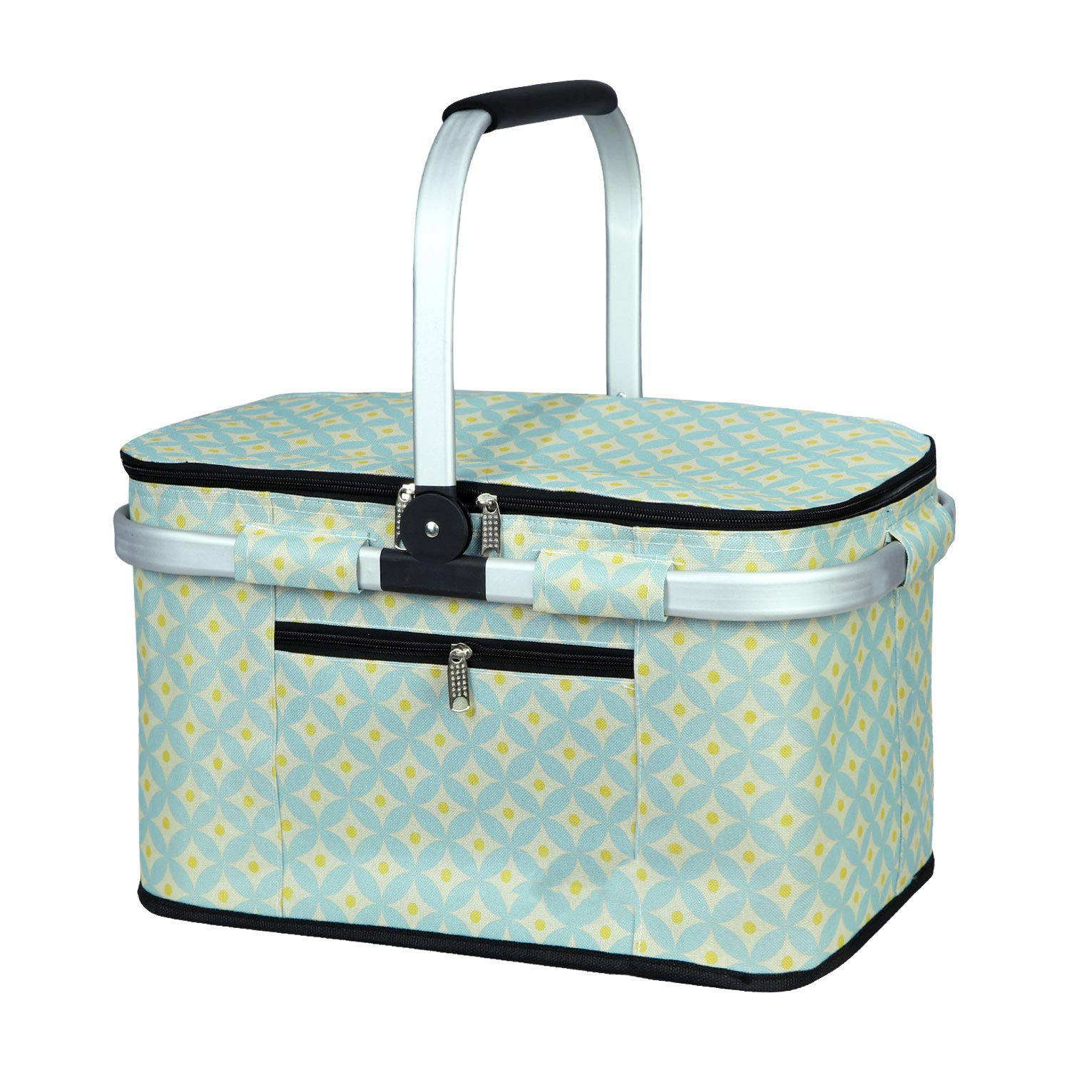 캠핑용 절연 식료품 쿨러 바구니 단열 피크닉 