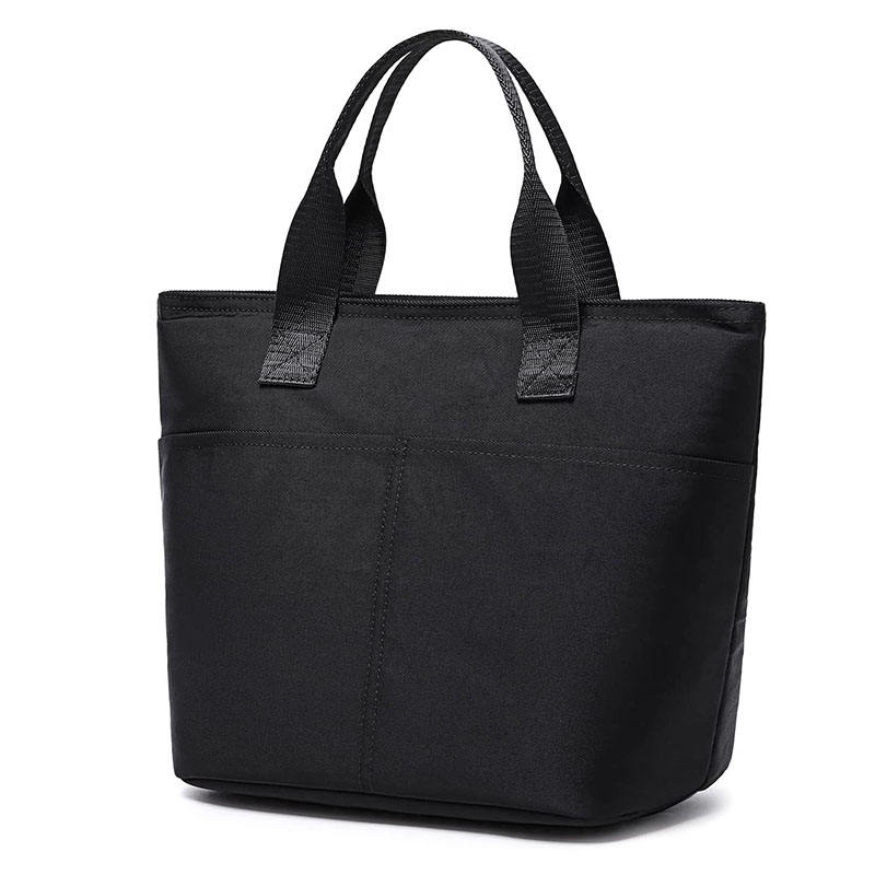  점심 가방 방수 절연 식료품 쇼핑  앞면과 뒷면 주머니 비치 쿨러 백