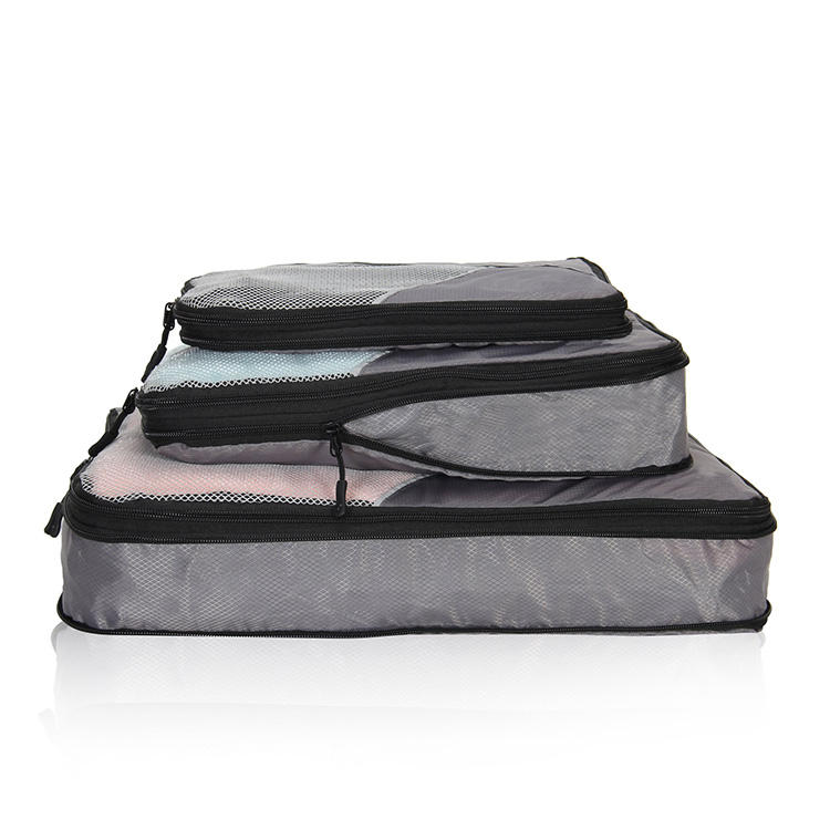 20 22 24 인치 3pcs 세트 여행 압축 수하물 포장 큐브 