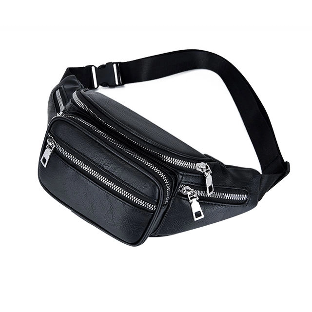  레저 러닝 크로스 바디 슬링 가죽 가슴 가방