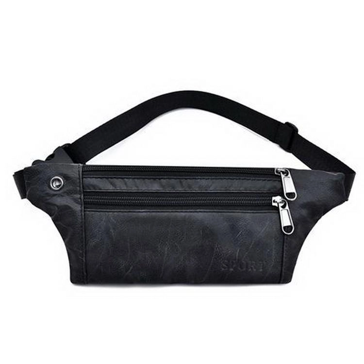 방수 비건 가죽 허리 가방