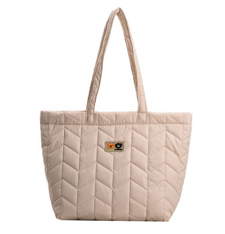 여성 겨울  휴대용고급 대형 푹신한 경량  가방