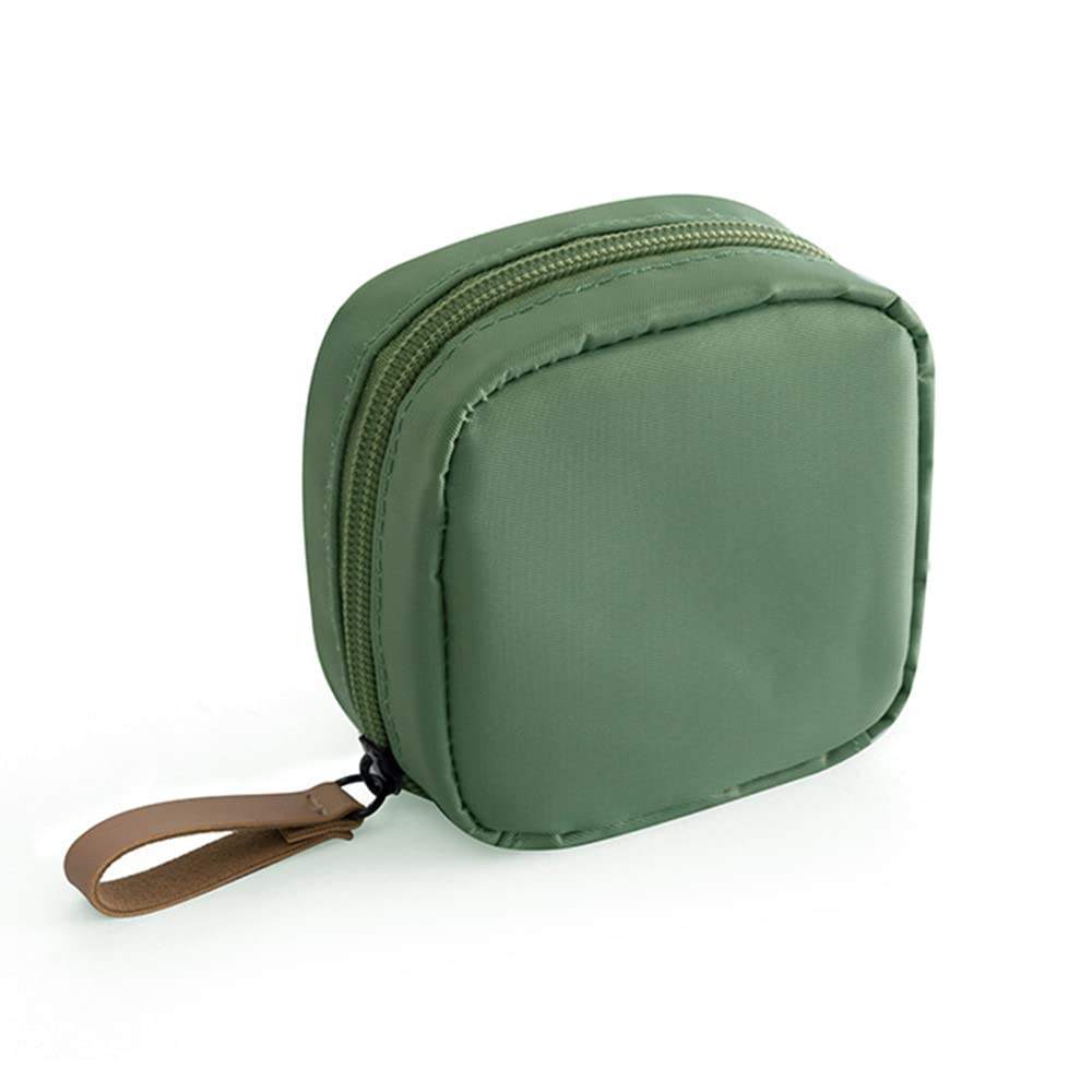 사각형 지퍼와 방수 나일론 메이크업 가방 화장용 주머니