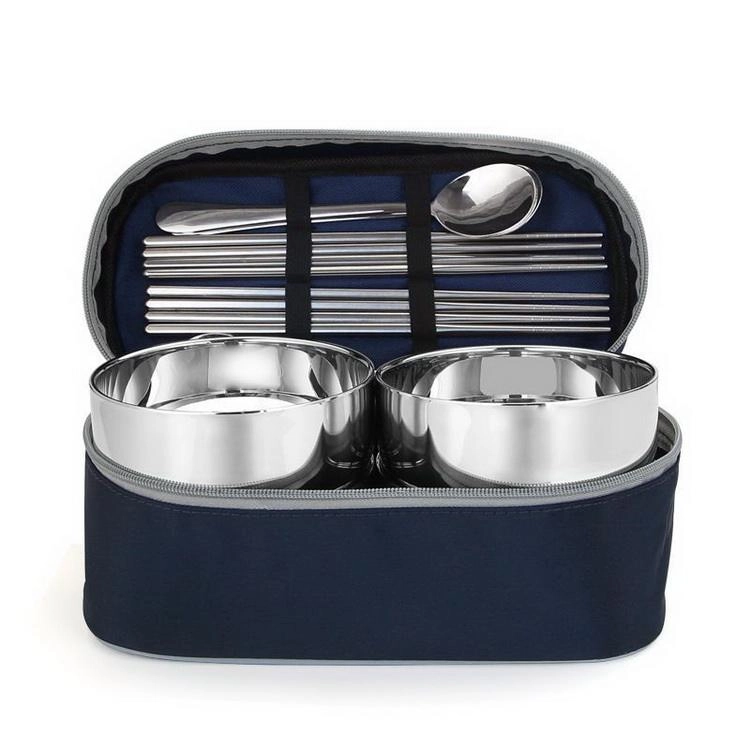 학교 소풍 여행을 위한 도시락 도매 칼 그릇 부대