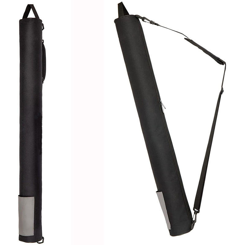 7캔 조절 가능한 어깨 끈이있는 음료 맥주 골프 쿨러 튜브 슬리브 