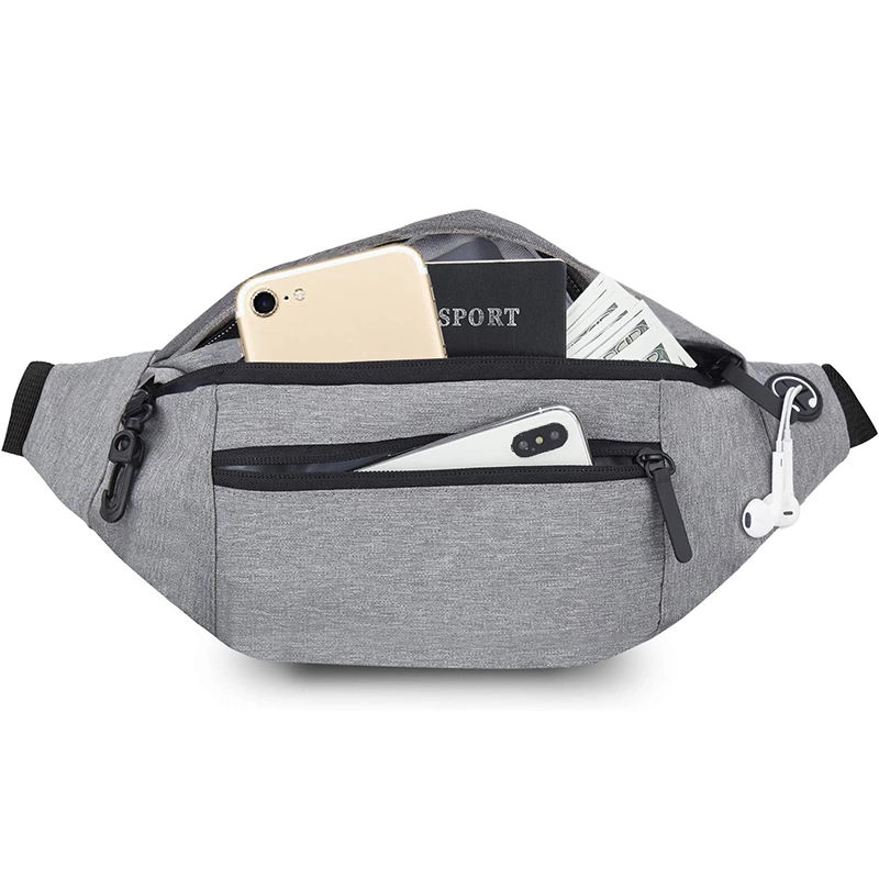 주머니가있는 로고 패션 허리 팩 벨트 백이있는 맞춤형 세련된 크로스 바디 패니 팩