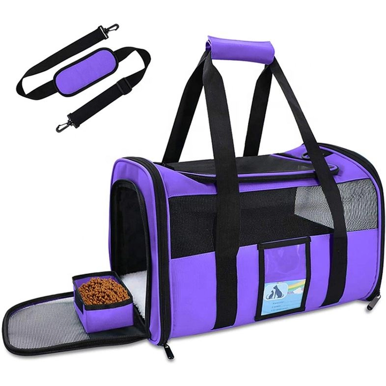 고품질 Foldable 애완 동물 캐리어 고양이 여행 가방