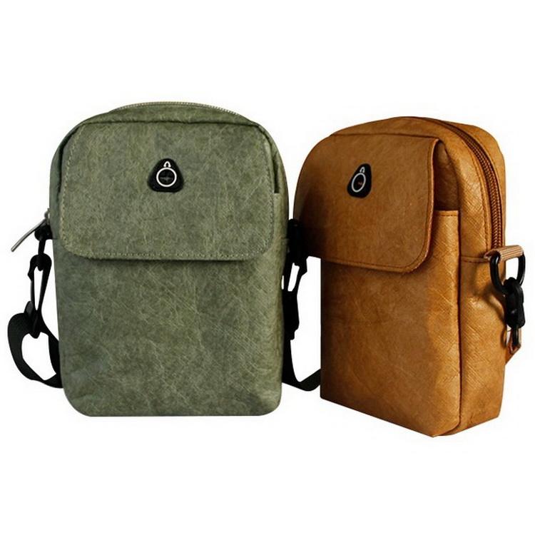 에코 친화적 여성 미니  종이  여성 슬링 Crossbody 사이드 가방 