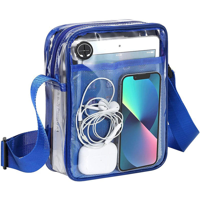 클리어  메신저 크로스 바디 숄더 백