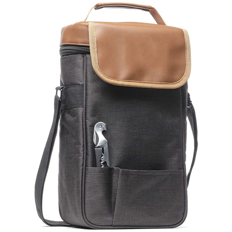 와인 병 캐리어 세트 아이스  토트  방수 피크닉 절연 와인 쿨러 백 