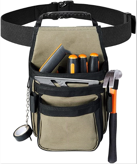 내구성 캔버스 도구 파우치