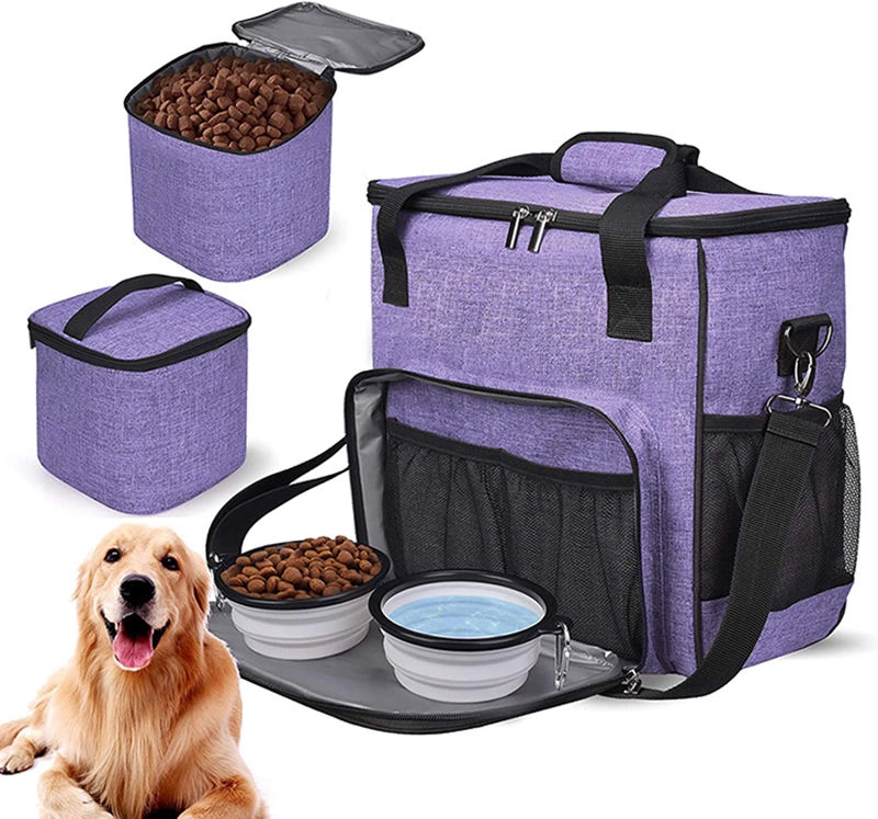 개 여행 식품 가방 고급 애완 동물 팩 캐리어 가방 