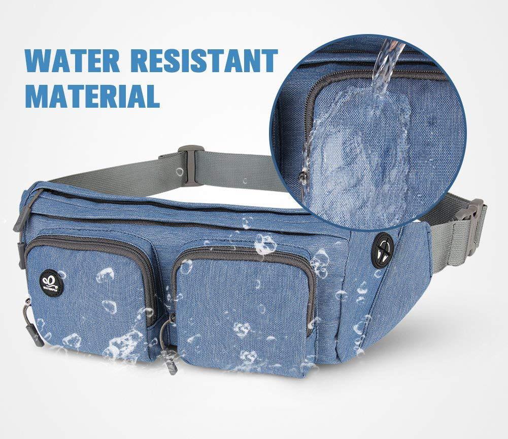옥외 운동을 하이킹하는 달리기를 위한 주문 유행 데님 허리 엉덩이 팩
