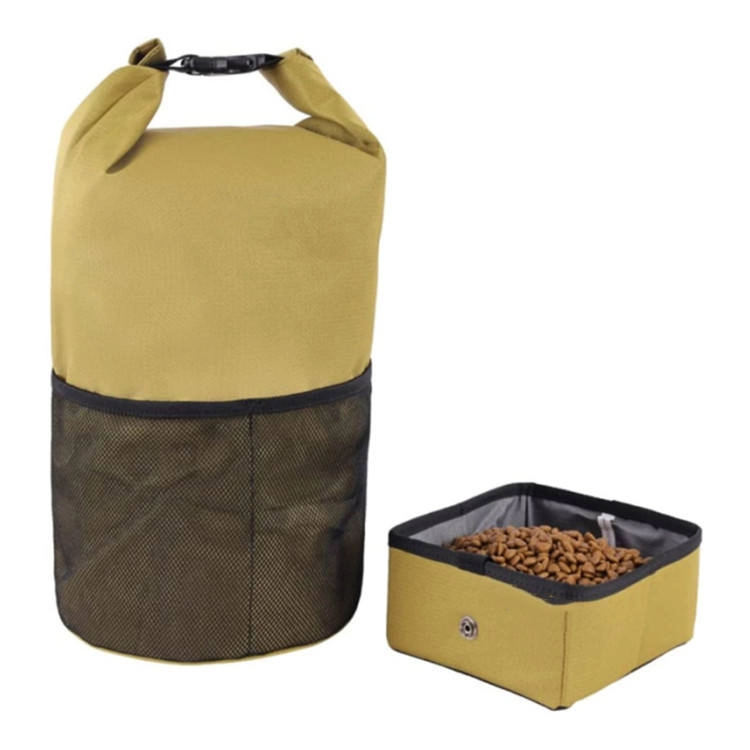 휴대용 방수 안전 재료 접이식 훈련 야외 애완 동물 캐리어 포장 보관 개 여행 식품 가방 
