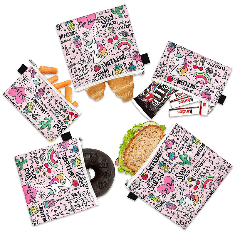 지퍼 fpr  Eco 친절한 재사용할 수 샌드위치  이중 층  