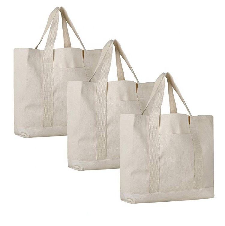 퀼트 캔버스 표준 크기 면 토트 백 접이식 쇼핑 야채면 가방