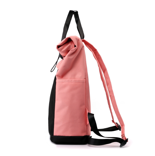 새로운 도착 패션 재활용 Rpet 롤탑 배낭 패션 롤탑 배낭 데이 팟