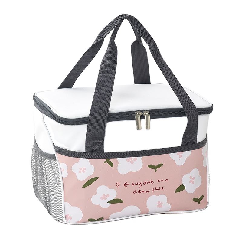 점심 식사 준비 쿨러 가방 냉각 가방 패션 열 절연된 점심 가방 