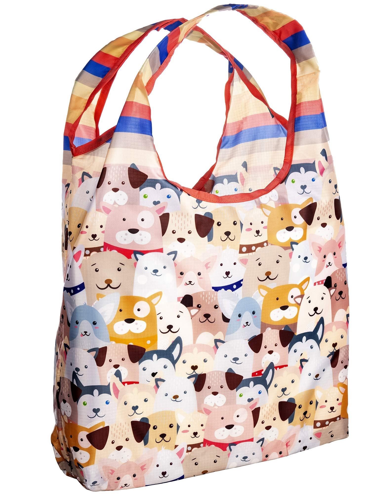  인쇄 로고 식료품 rpet 접이식 토트 쇼핑백