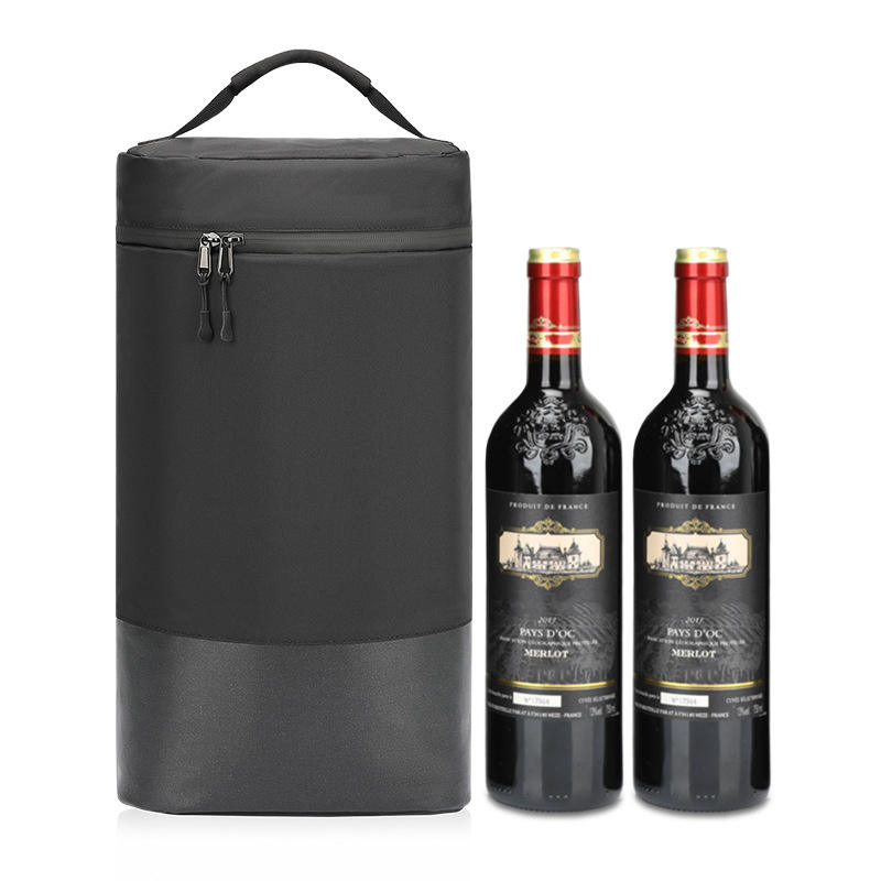 BSCI 제조 업체  라운드 모양 열 보존 와인 쿨러 가방